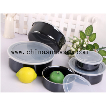 5PCS Enamel Customized Bowl Set